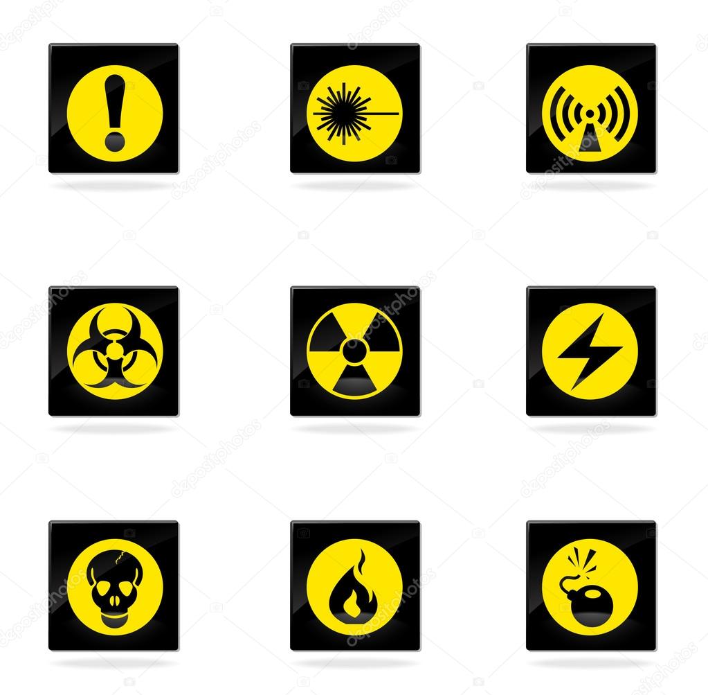 Hazard Sign Icons