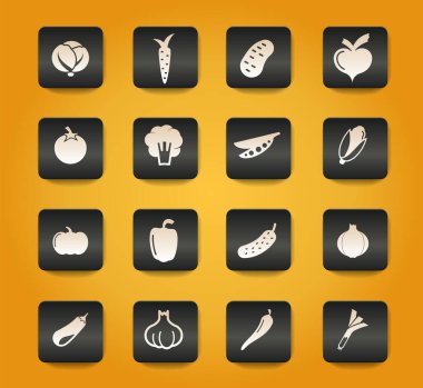 Sebze simgeleri sadece web ve kullanıcı arayüzü için