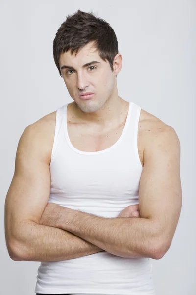 Healthy handsome fit man — Stock Photo, Image