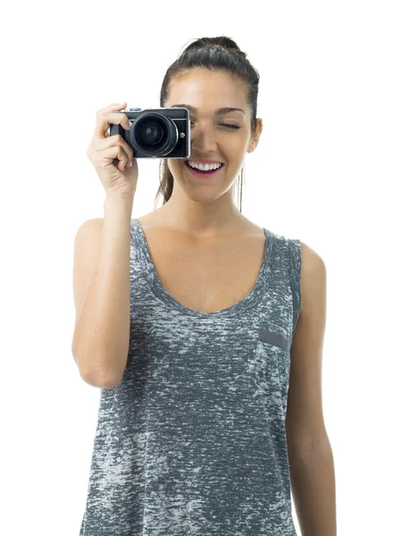 Attrative photographer — Stock Photo, Image