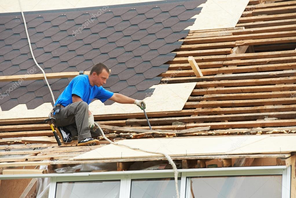 Roofing work with flex roof