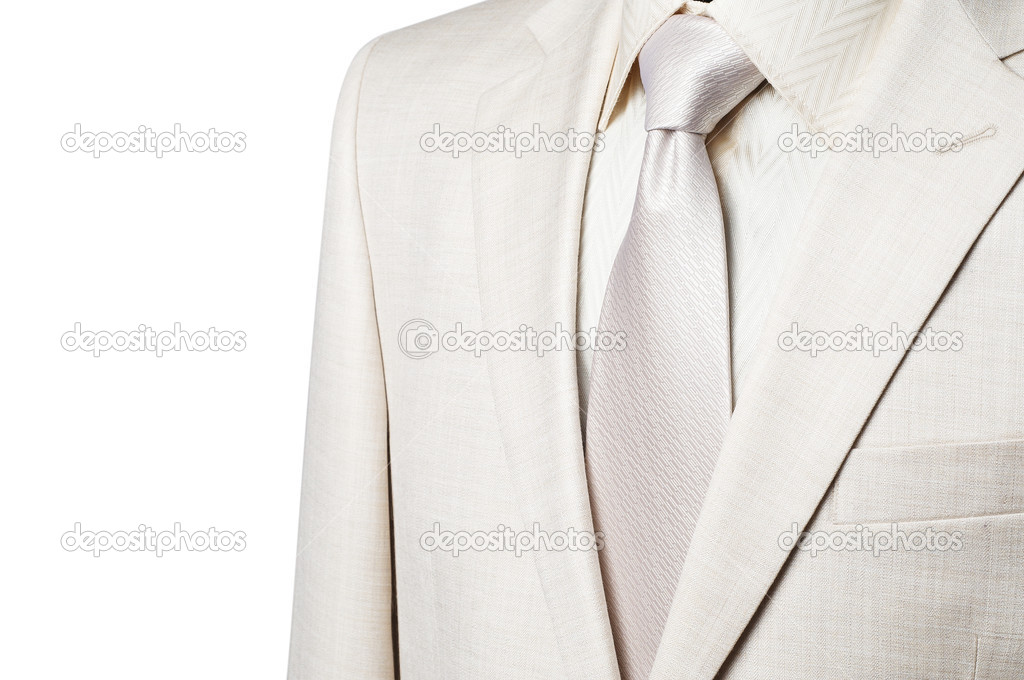 Business suit isolated