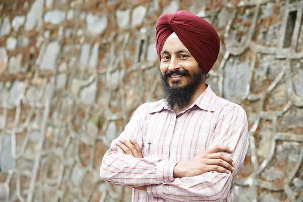 Young adult indian sikh man — Stock Photo, Image