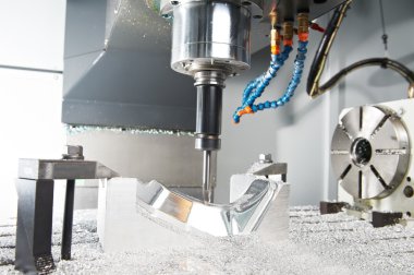 metal işleme fabrikası tarafından yakın çekim işlemi