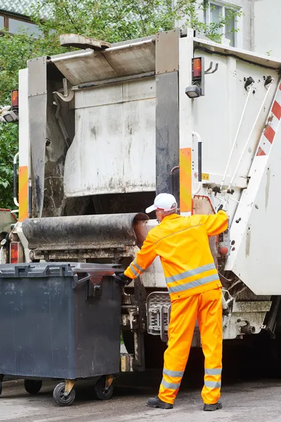 Recycling van afval en vuilnis — Stockfoto