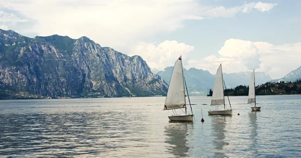 이탈리아에서 산 호수 풍경 — 스톡 사진