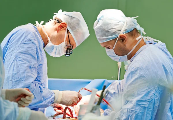 Two surgeons at operation — Stock Photo, Image