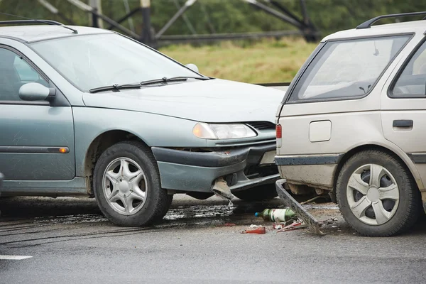 車のクラッシュの衝突 — ストック写真