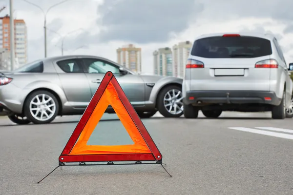 Choque de coche colisión — Foto de Stock