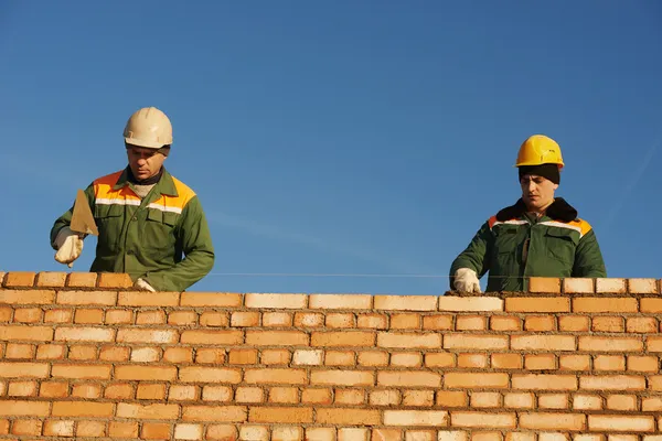 Konstruktion mason arbetare murare — Stockfoto