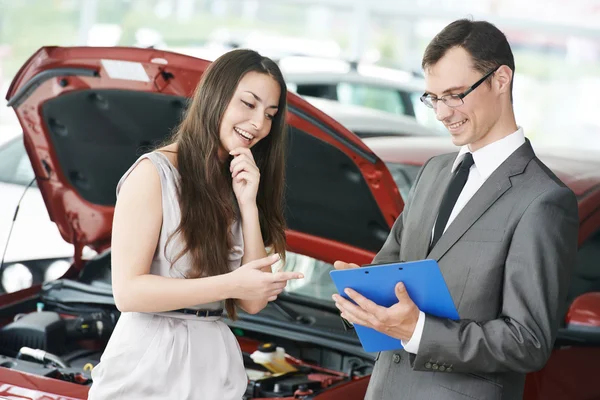 Car selling or auto buying Stock Image