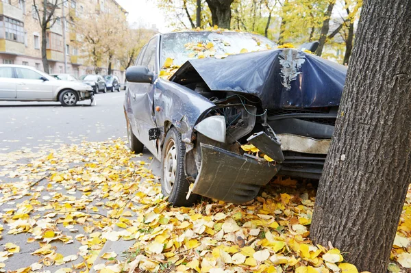 Autó baleset, közlekedési baleset — Stock Fotó