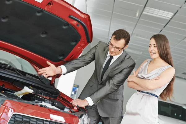 Car selling or auto buying Stock Image