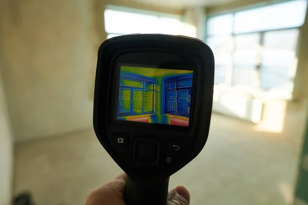 Thermal imaging camera inspection for temperature check and