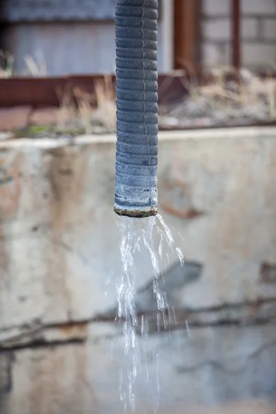 Brudna woda ściekowa — Zdjęcie stockowe