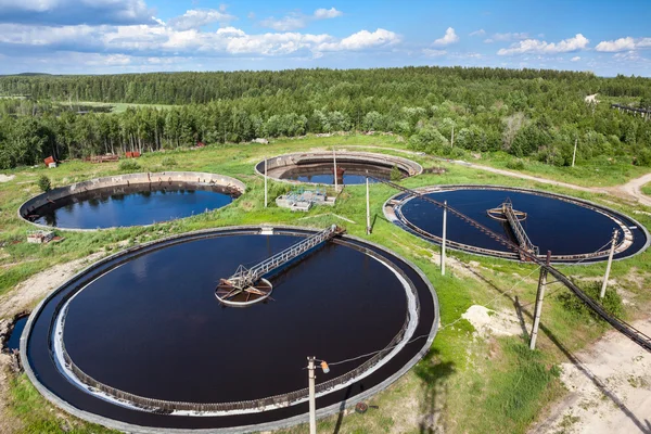 Tratamiento de aguas residuales — Foto de Stock