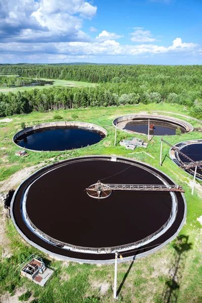 Tratamiento de aguas residuales — Foto de Stock