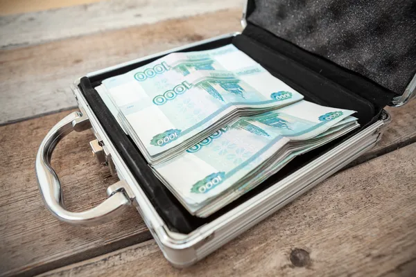 Russian money in safety place — Stock Photo, Image