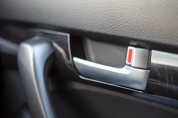 Handle of door in vehicle — Stock Photo, Image