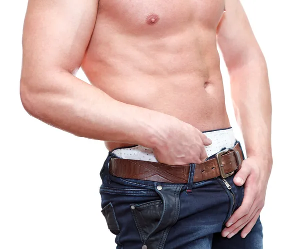 Man with naked torso — Stock Image Man with naked torso Stock Picture