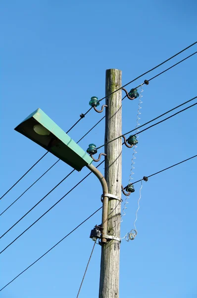 Electricity post — Stock Photo, Image