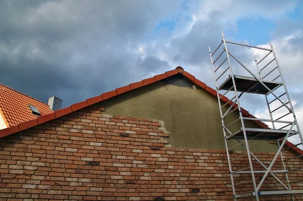 Facing of house — Stock Photo, Image