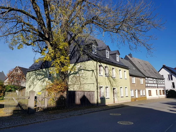 Zwoenitz Saxony Germania Ottobre 2021 Manifestazione Contro Corona — Foto Stock