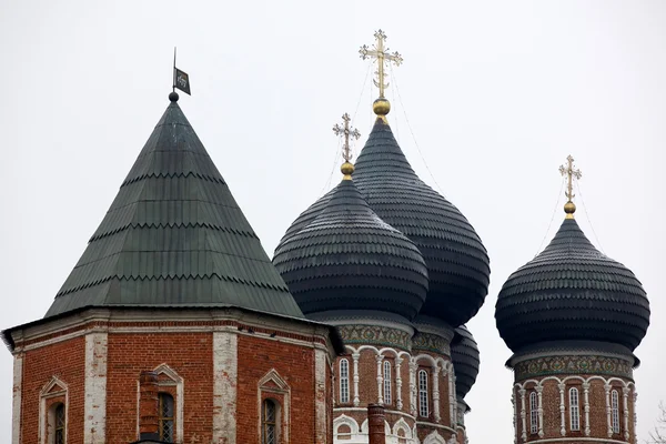 As cúpulas das igrejas ortodoxas — Fotografia de Stock