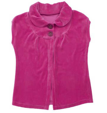 Beyaz arka plan üzerinde izole bebek giysileri