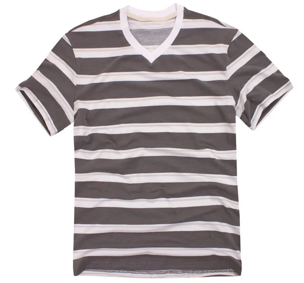 T-shirt masculina isolada sobre branco — Fotografia de Stock