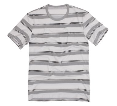 Beyaz arka plan üzerinde izole erkek t-shirt