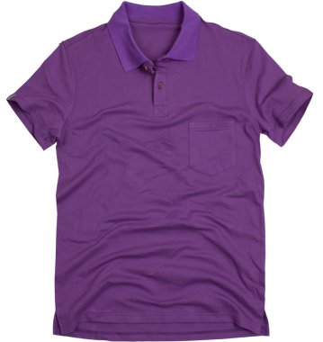 Erkek polo gömlek beyaz arka plan üzerinde izole