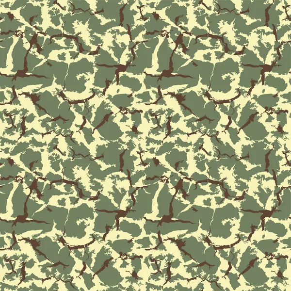 Military camouflage seamless texture. Vector — Stock Vector