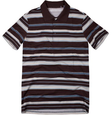 Polo gömlek üzerine beyaz izole