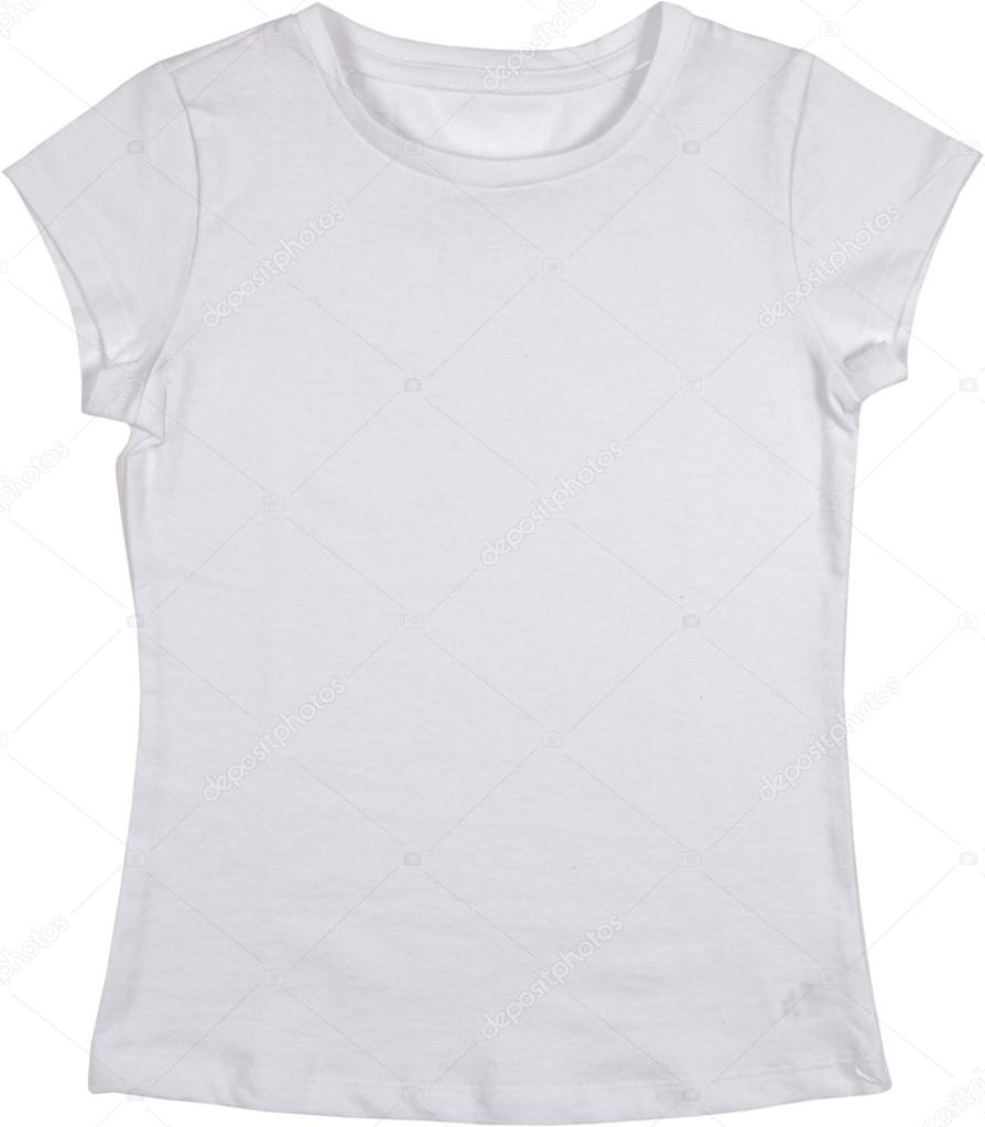 T-shirt isolated on a white