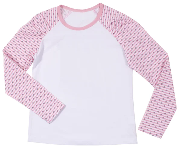 Camisa infantil femenina aislada en blanco — Foto de Stock