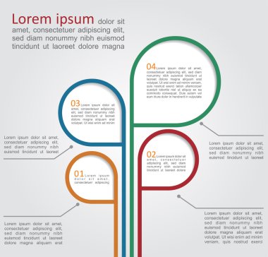 İş Tasarım kavramı renkli ağaç