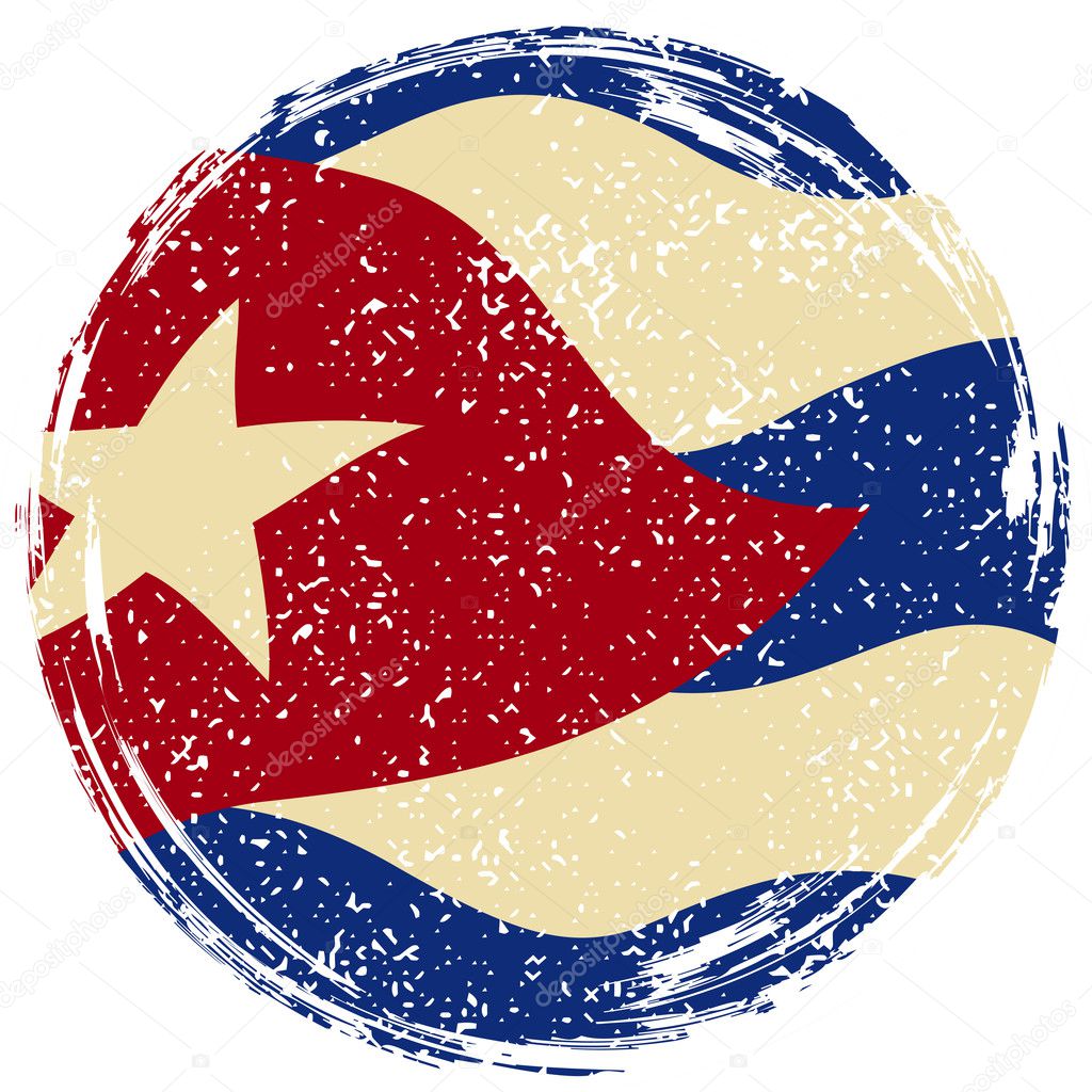 Cuban grunge flag
