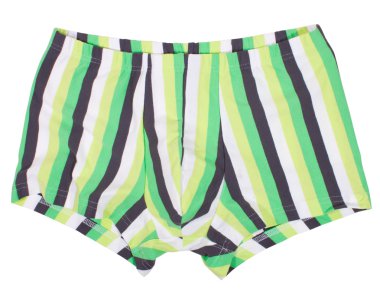 erkek iç giyim üzerine beyaz izole