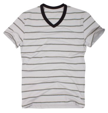 Beyaz izole erkek t-shirt