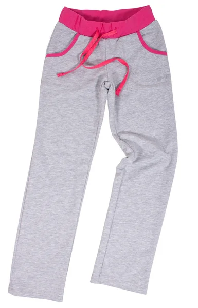 Sports Sweatpants isolated on a white — Stock Photo, Image