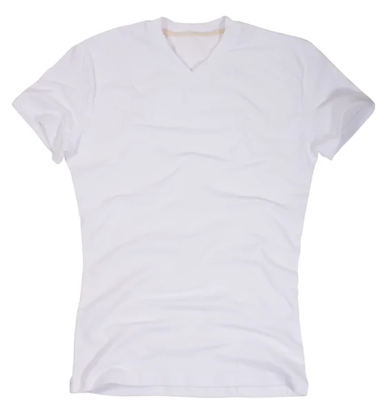 Mannen t-shirt geïsoleerd op een witte — Stockfoto