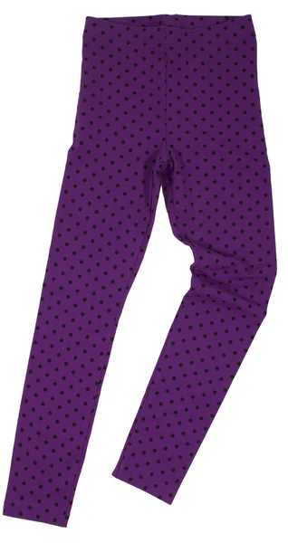 Polka-dot sweatpants isolated on white — Stock Photo, Image