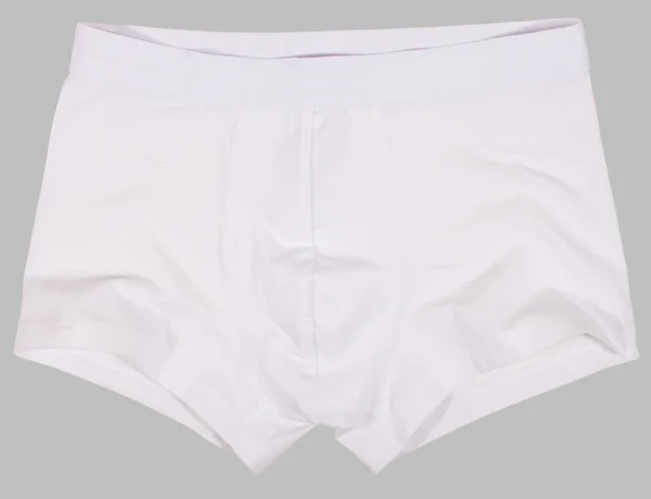 Männliche Unterwäsche isoliert auf grauem Hintergrund. — Stockfoto