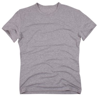 Beyaz arka plan üzerinde izole erkek t-shirt.