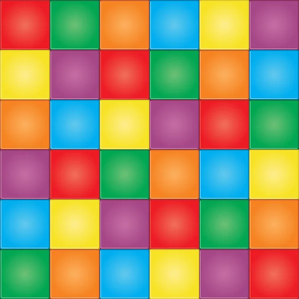 Kesintisiz Renkli Mozaik çini deseni. vektör — Stok Vektör