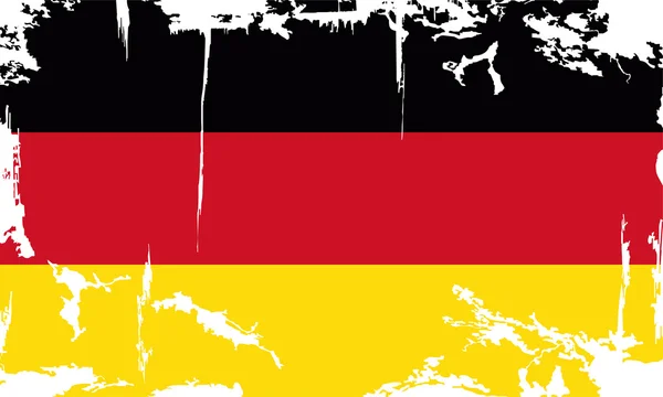 Германия гранж-флаг. Векторная иллюстрация — стоковый вектор
