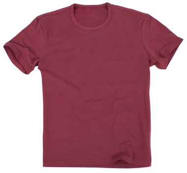 Beyaz arka plan üzerinde izole erkek t-shirt.