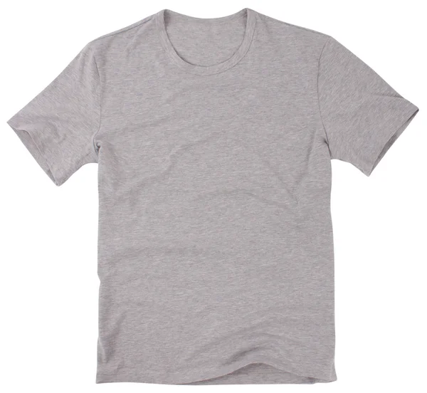 Mens t-shirt geïsoleerd op witte achtergrond. — Stockfoto