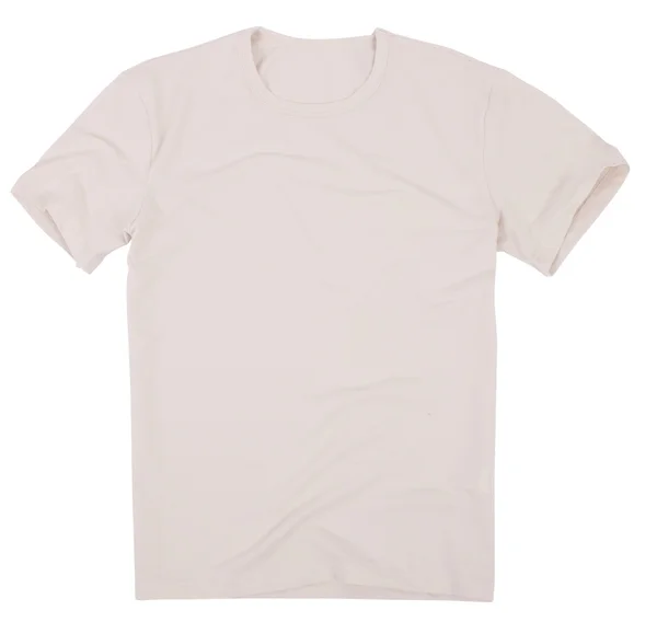 Mens t-shirt geïsoleerd op witte achtergrond. — Stockfoto
